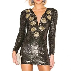 Revolve NBD X beaded sequin mini dress